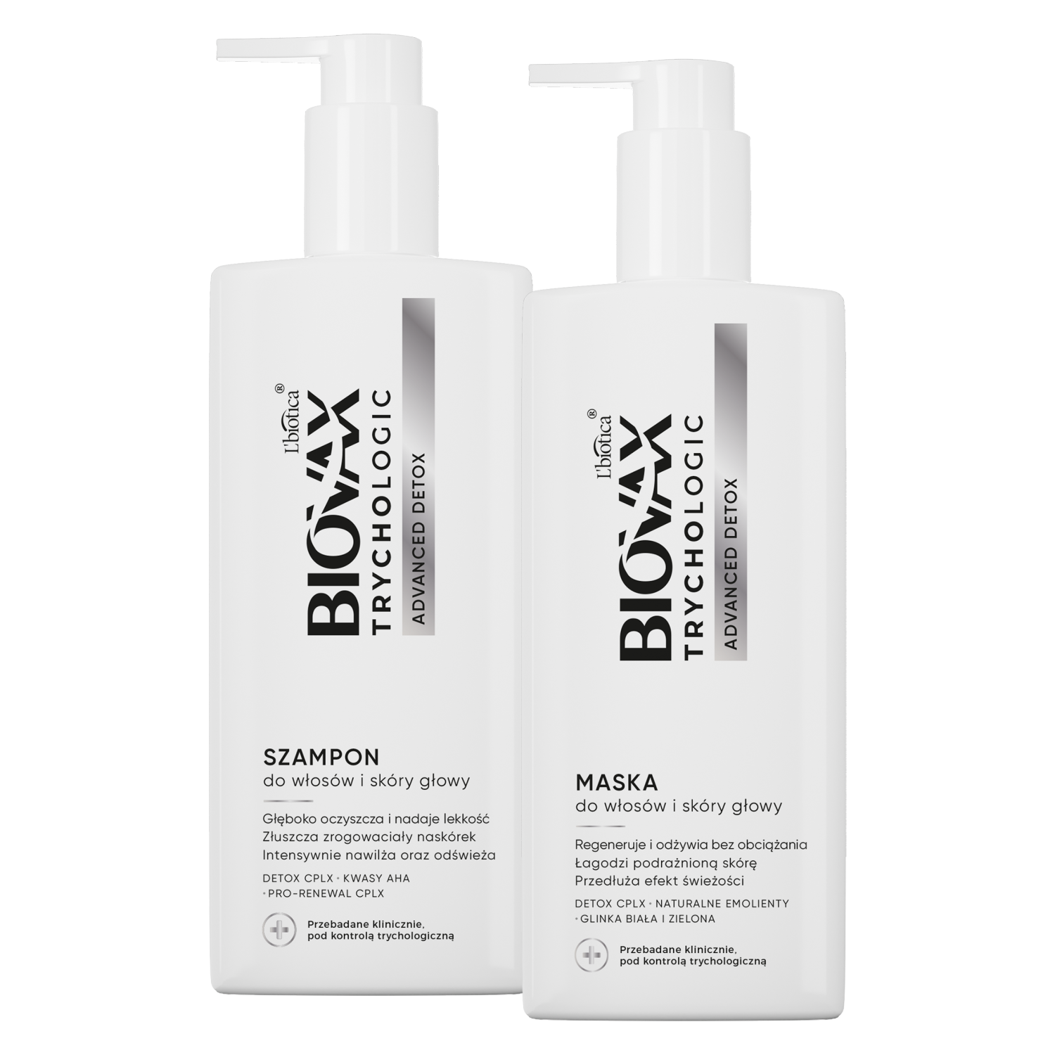 Biovax Set Biovax Trychologic Advanced Detox, Shampoo und Kopfhaut, 200 ml + Haarmaske, 200 ml — Inhaltsstoffe und Bewertung