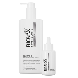 Zestaw Biovax Trychologic Advanced Detox, szampon do włosów i skóry głowy, 200 ml + peeling do skóry głowy, 50 ml - zdjęcie produktu