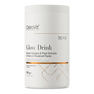 OstroVit Glow Drink, smak mango-ananas, 390 g KRÓTKA DATA - zdjęcie produktu