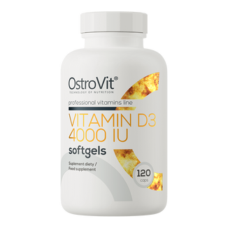 OstroVit Vitamin D3 4000 IU, 120 kapsułek - zdjęcie produktu