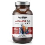 Big Nature Witamina D3+K2, 150 kapsułek - miniaturka zdjęcia produktu
