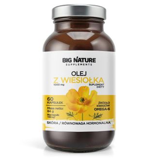 Big Nature Olej z wiesiołka, 60 kapsułek - zdjęcie produktu