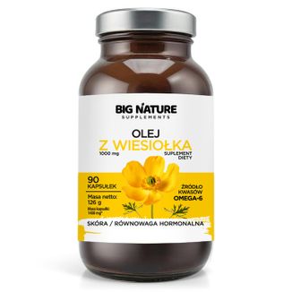 Big Nature Olej z wiesiołka, 90 kapsułek - zdjęcie produktu