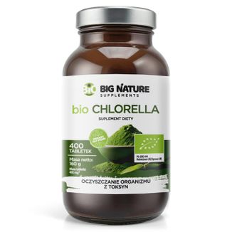 Big Nature Bio Chlorella, 400 tabletek - zdjęcie produktu