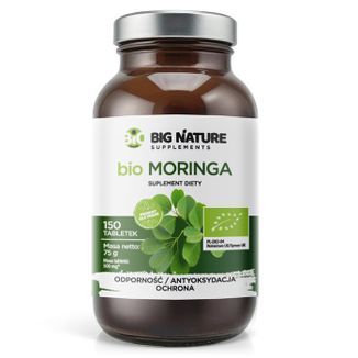 Big Nature Bio Moringa, 150 tabletek - zdjęcie produktu