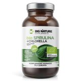 Big Nature Bio Spirulina + Chlorella, 300 tabletek USZKODZONE OPAKOWANIE - miniaturka zdjęcia produktu