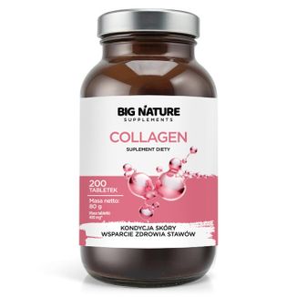 Big Nature Collagen, 200 tabletek - zdjęcie produktu