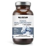 Big Nature Kwas hialuronowy + Kolagen, 200 tabletek - miniaturka zdjęcia produktu