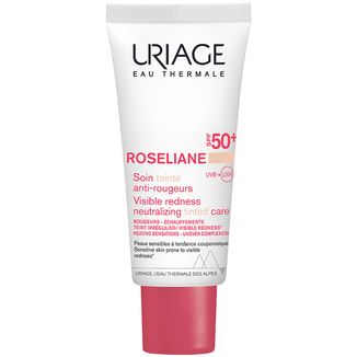 Uriage Roseliane, krem CC do cery naczynkowej, odcień jasny, SPF 50+, 40 ml - zdjęcie produktu