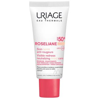 Uriage Roseliane, krem CC do skóry naczynkowej, odcień jasny, SPF 50+, 40 ml - zdjęcie produktu