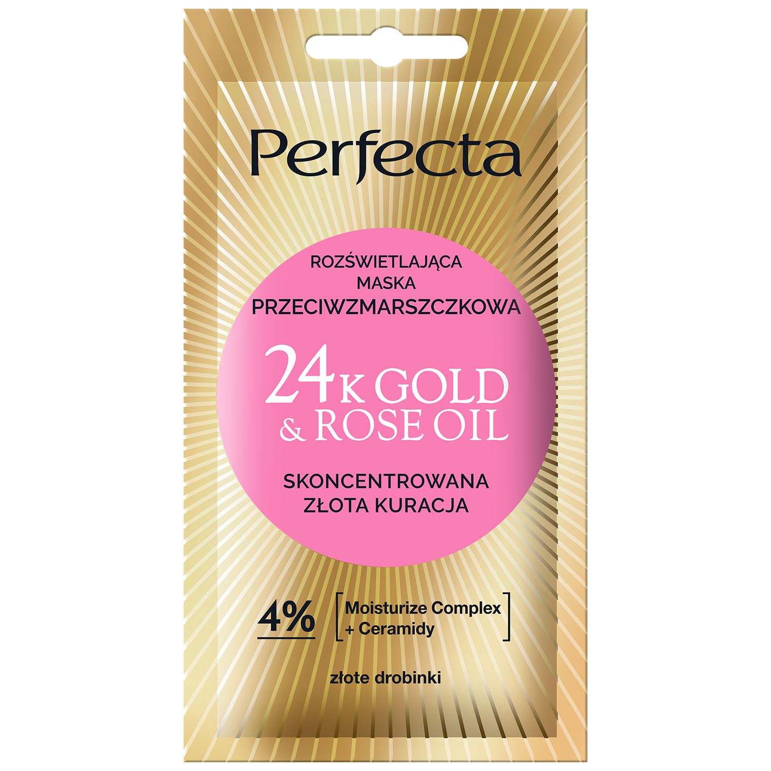Perfecta Perfecta 24K Gold & Rose Oil, aufhellend Maske Anti-Falten, 8 ml — Inhaltsstoffe und Bewertung