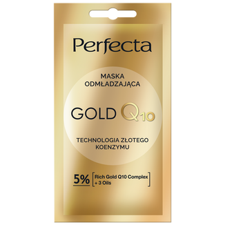 Perfecta Gold Q10, maska odmładzająca, 8 ml - zdjęcie produktu