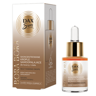 DAX Sun Bora Bora, skoncentrowane krople samoopalające do twarzy i ciała, 15 ml - zdjęcie produktu