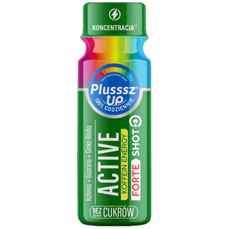 Plusssz Up Active Koffein Energy Forte Shot, smak grejpfrutowy, 50 ml KRÓTKA DATA - zdjęcie produktu