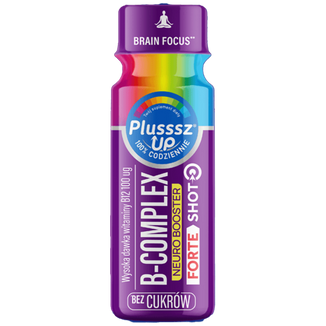 Plusssz Up B-Complex Neuro Booster Forte Shot, smak malinowy, 50 ml - zdjęcie produktu