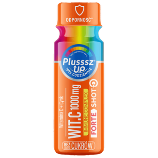Plusssz Up Wit C 1000 Immune Complex Forte Shot, smak czarnej porzeczki, 50 ml KRÓTKA DATA - zdjęcie produktu
