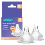 Lansinoh NaturalWave, smoczek do butelki, silikonowy, XS bardzo wolny przepływ, od urodzenia, 2 sztuki - miniaturka zdjęcia produktu