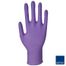 Abena, rękawice nitrylowe, niejałowe, bezpudrowe, fioletowe, rozmiar XL, 100 sztuk - miniaturka 2 zdjęcia produktu