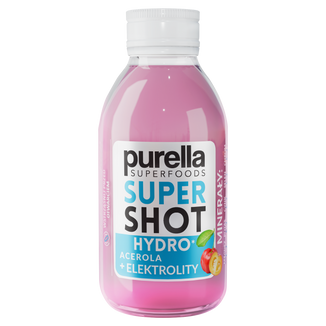 Purella Superfoods SuperShot Hydro, napój niegazowany, acerola + elektrolity, 100 ml - zdjęcie produktu