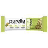 Purella Superfoods Protein Crunchy, baton proteinowy, matcha & yuzu, 45 g - miniaturka zdjęcia produktu