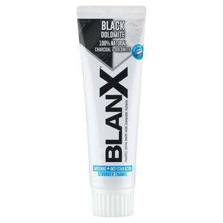 BLANX Black Dolomite, wybielająca pasta do zębów z aktywnym węglem, 75 ml - zdjęcie produktu