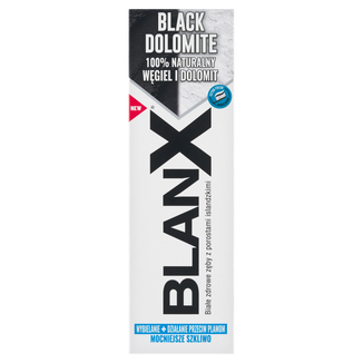 BLANX Black Dolomite, wybielająca pasta do zębów z aktywnym węglem, 75 ml - zdjęcie produktu