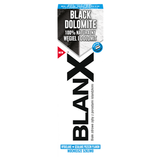 BLANX Black Dolomite, wybielająca pasta do zębów z aktywnym węglem, 75 ml BLANX Black Dolomite, wybielająca pasta do zębów z aktywnym węglem, 75 ml - zdjęcie produktu