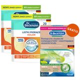 Zestaw Dr. Beckmann, listki piorące, Orange&Peach, kolor, 2 x 20 sztuk + ekologiczne chusteczki wyłapujące kolor i wspomagające usuwanie brudu, 20 sztuk gratis - miniaturka zdjęcia produktu