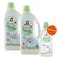 Zestaw Frosch Baby, koncentrat do prania ubranek dziecięcych, 2 x 1500 ml + koncentrat do płukania ubranek dziecięcych, 750 ml gratis - miniaturka  zdjęcia produktu