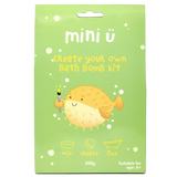 Mini U, zestaw do tworzenia musujących kul do kąpieli, 200 g - miniaturka zdjęcia produktu