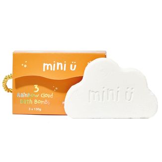 Mini U, tęczowe chmurki do kąpieli, 3 x 130 g - zdjęcie produktu