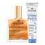 Zestaw Nuxe Huile Prodigieuse Or, suchy olejek ze złotymi drobinkami do ciała, twarzy i włosów, 100 ml + krem nawilżający 3w1, 100 ml - miniaturka  zdjęcia produktu