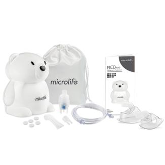 Microlife NEB 400, inhalator pneumatyczno-tłokowy dla dzieci USZKODZONE OPAKOWANIE - zdjęcie produktu
