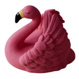 Natruba, gryzak-zabawka do kąpieli z naturalnego kauczuku, flaming, od urodzenia, 1 sztuka - miniaturka zdjęcia produktu