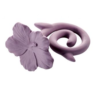 Natruba, gryzak z naturalnego kauczuku, hawaii flower, od urodzenia, 1 sztuka - zdjęcie produktu