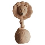 Natruba, gryzak z naturalnego kauczuku z grzechotką, lew, od urodzenia, 1 sztuka - miniaturka zdjęcia produktu