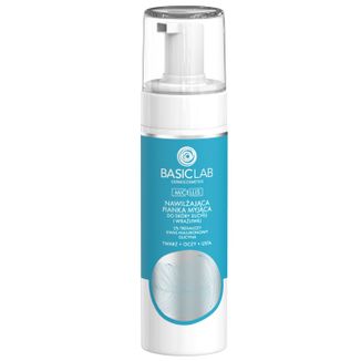 BasicLab Micellis, nawilżająca pianka myjąca do skóry suchej i wrażliwej, 150 ml - zdjęcie produktu