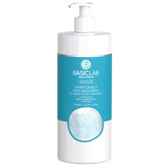 BasicLab Micellis, nawilżający płyn micelarny do skóry suchej i wrażliwej, 500 ml - zdjęcie produktu