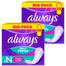Zestaw Always Dailies Fresh Protect, wkładki higieniczne, Normal, 2 x 58 sztuk - miniaturka  zdjęcia produktu