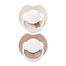 Lovi Prime, smoczek uspokajający, silikonowy, dynamiczny, Ivory Glow/Blush Glow, 34/437, 6-18 miesięcy, 2 sztuki - miniaturka 2 zdjęcia produktu