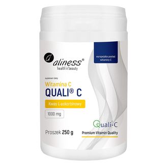 Aliness Witamina C Quali-C, kwas L-askorbinowy 1000 mg, 250 g - zdjęcie produktu
