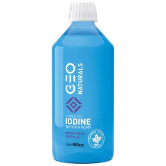 Geonaturals Iodine, krzem + jod, 500 ml - zdjęcie produktu