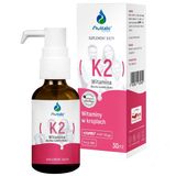 Avitale Witamina K2, witamina K MK7, krople, 30 ml Avitale Witamina K2, witamina K MK7, krople, 30 ml - miniaturka zdjęcia produktu