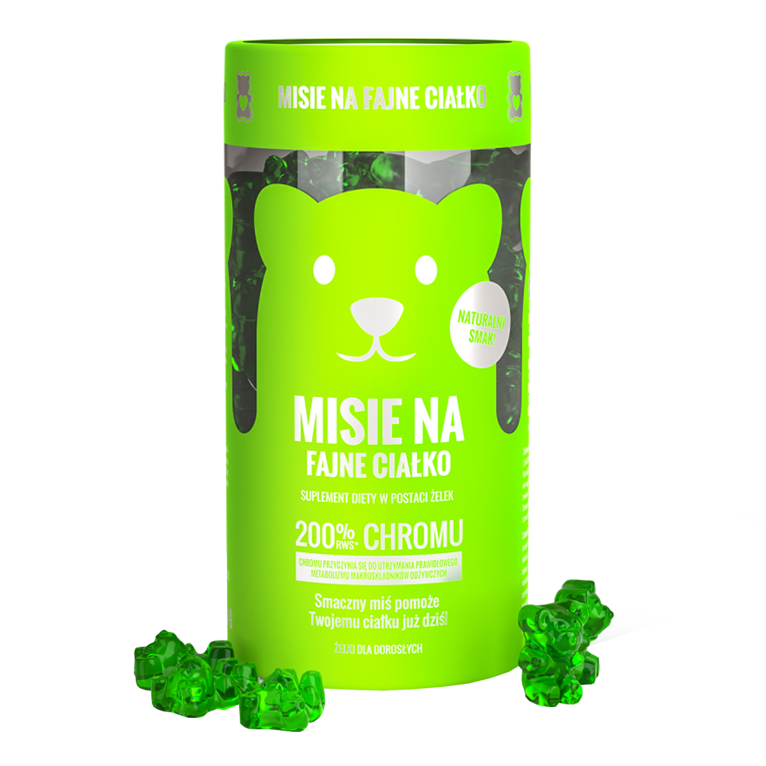 Nieznana Noble Health Misie Na Fajne Ciałko, żelki, 300 g