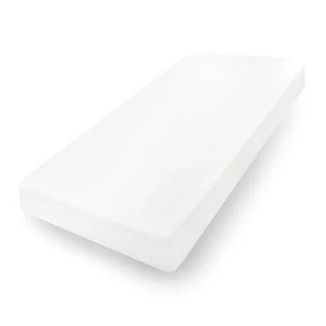 BabyMatex, prześcieradło jersey z gumką, 80 cm x 160 cm, białe - zdjęcie produktu