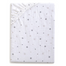 BabyMatex, prześcieradło muślinowe z gumką 60 cm x 120 cm, Muslin Design, białe w autka - miniaturka  zdjęcia produktu