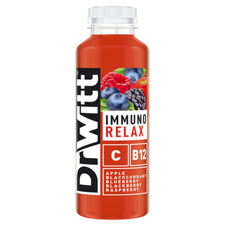 DrWitt Immuno Active, napój, jagoda, jeżyna, malina, 400 ml - zdjęcie produktu