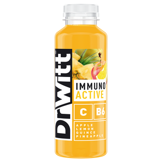 DrWitt Immuno Active, napój, cytryna, pigwa i ananas, 400 ml - zdjęcie produktu