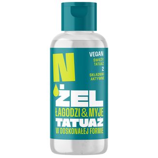 Neba, żel łagodzący do mycia skóry ze świeżym tatuażem, 100 ml - zdjęcie produktu