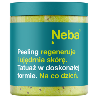 Neba, peeling cukrowy o zapachu ananasa z pestkami kiwi, 300 g - zdjęcie produktu